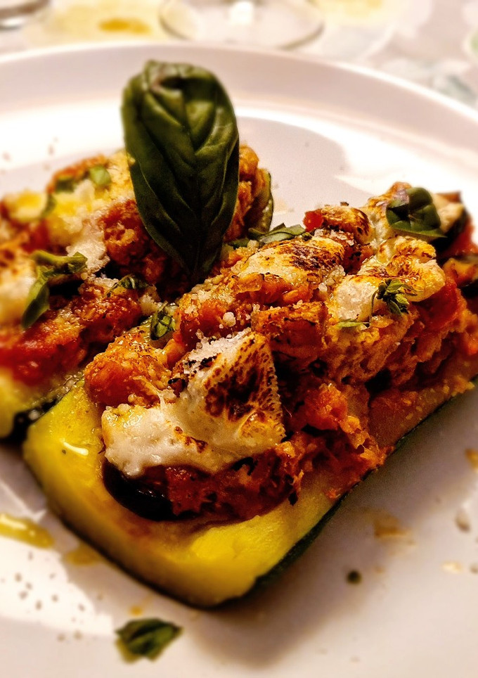 Una foto de Calabacines rellenos. Receta rápida