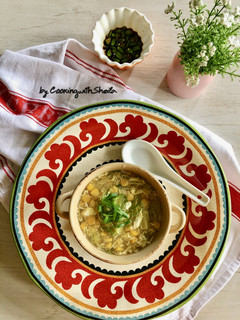 Foto resep Sup Jagung Asparagus