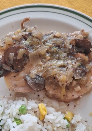 A picture of Pork Loin with Beer.
