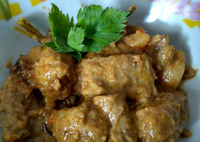 Resep: Rendang daging &amp; kentang Rumahan