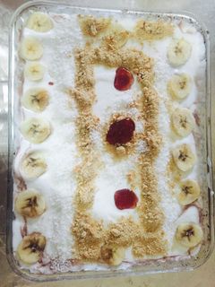 صورة لوصفة حلى الترايفل 🍌🍣