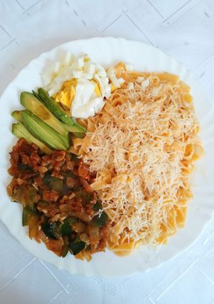 Una foto de Plato de Fideos Saludable