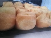 Una foto de tortas fritas con grasa vacuna
