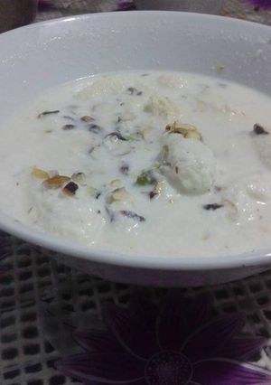 A picture of Rasmalai.
