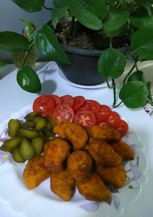 عکسی از دستور ناگت مرغ