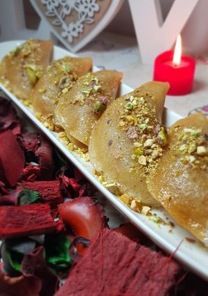 صورة لوصفة قطايف مقلية