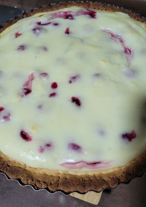 Una foto de Kuchen de Frambuesas