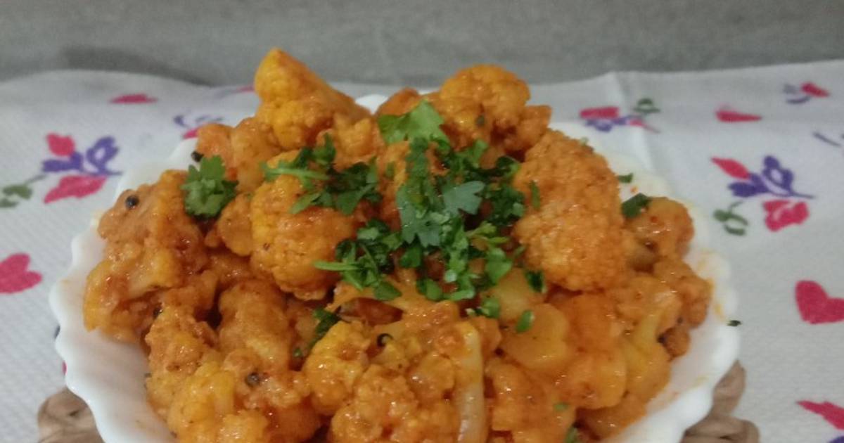 Cauliflower sabji Recipe by Maya's Recipe's Cookpad