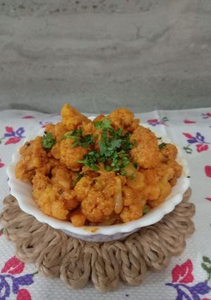 A picture of Cauliflower sabji.