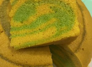 Gambar Kek Marble Kukus Guna Blender