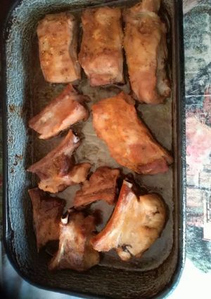Sült oldalas recept fotója