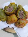 Cabai isi daging / stuffed chilli peppers