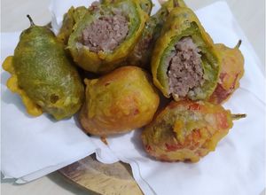 Foto resep Cabai isi daging / stuffed chilli peppers