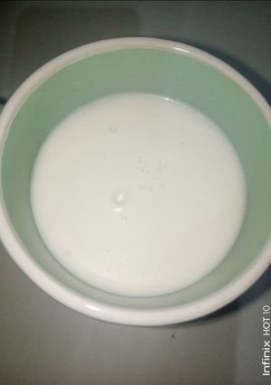 A picture of Coconut milk pudding.
