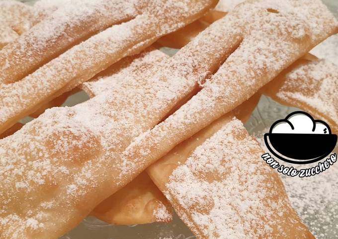 Chiacchiere vegane con lievito madre