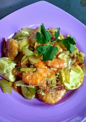 Foto resep Udang Tofu saus mentega