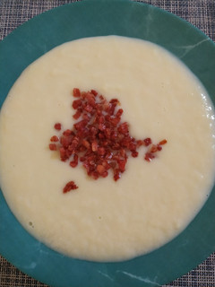 Una foto de Crema de puerros