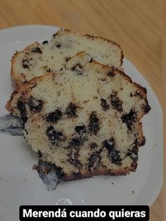 Una foto de Budín de banana con chips de chocolate