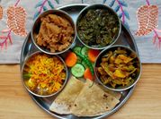 A picture of potato carrot bhaji