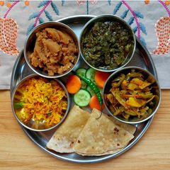 Gujarati Thali A picture of Gujarati Thali.