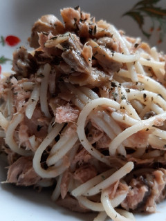 A picture of Gerd friendly tuna pasta.