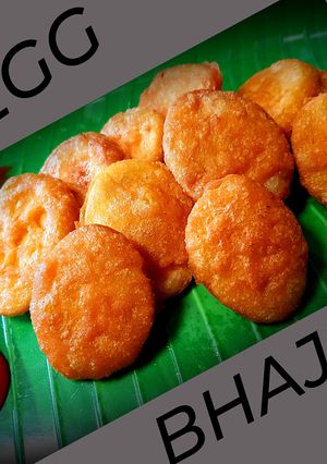A picture of Egg bhajji.