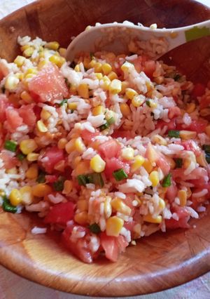 Una foto de Ensalada de arroz