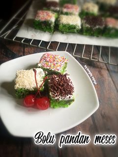 Foto resep Bolu pandan meses