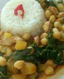 Garbanzos con acelga