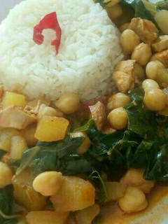 Una foto de Garbanzos con acelga