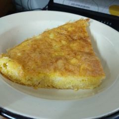 A picture of Cornbread with polenta.