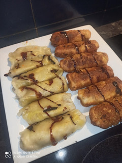 Una foto de Rollitos o Iozas de Col