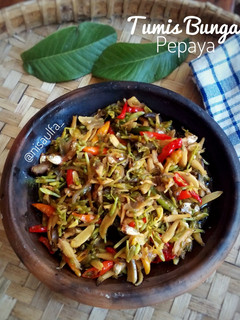 Foto resep Tumis Bunga Pepaya