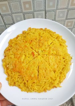 Foto resep Omelet Mie