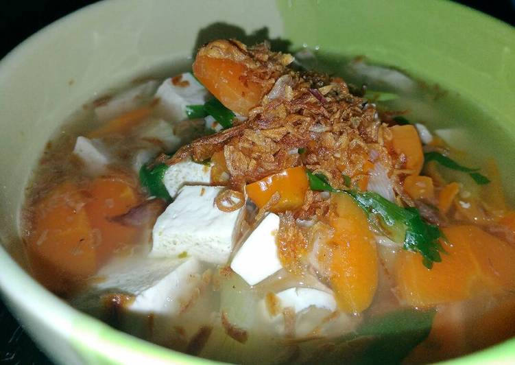 Simple Way to Prepare Speedy Simple healthy tofu soup