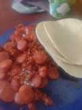 Tacos de guiso de longaniza con salchichas muy ricos