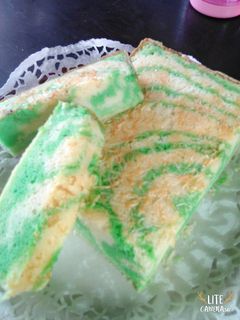 Foto resep Bolu Zebra Pandan Putel