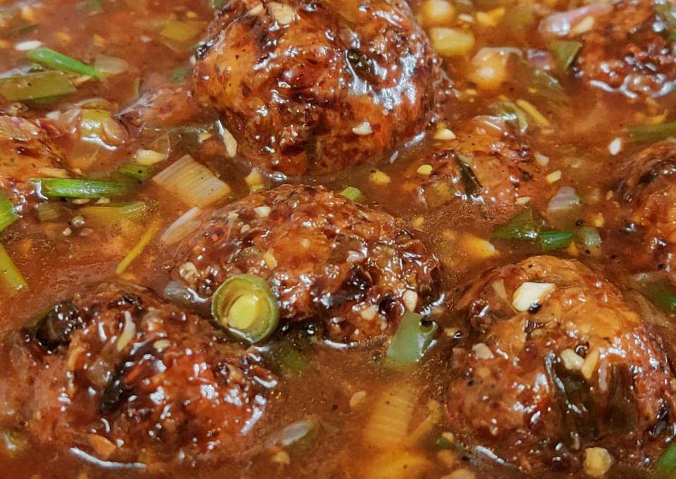 Veg Manchurian with Gravy