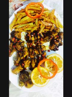 عکسی از دستور جوجه با سس انار