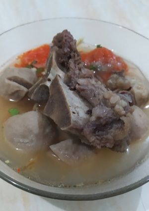 Foto resep Bakso tulang sapi