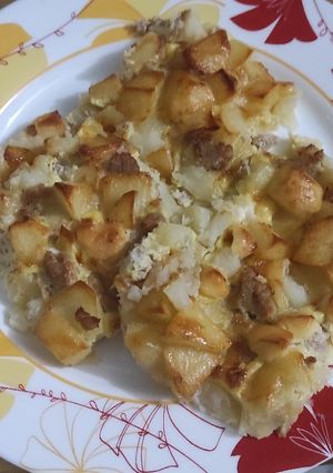 صورة لوصفة غراتان بطاطا 🥔 بكفتة الدجاج 🤤