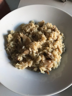 Una foto de Risotto de setas al romero