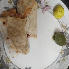 A picture of Paneer frankie.