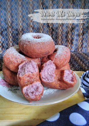 Foto resep Donat Ubi Ungu (Tanpa Ulen)