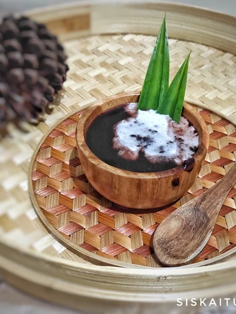 Cara Gampang Membikin Resep Bubur ketan hitam gula aren yang Bikin Ngiler Anti Ribet, Uenak Banget