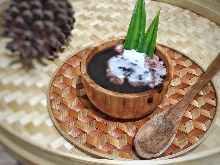 Cara Gampang Membikin Resep Bubur ketan hitam gula aren yang Bikin Ngiler Anti Ribet, Uenak Banget