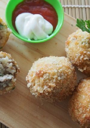 Foto resep Bola nasi daging