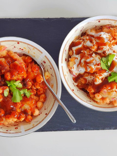A picture of 3 Spices Chana Chaat (Pakistani chickpeas Salad).