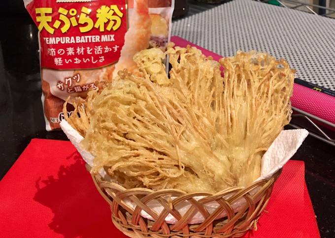 Enoki tempura