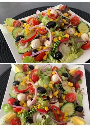 صورة لوصفة سلطة 🥗خفيفة
